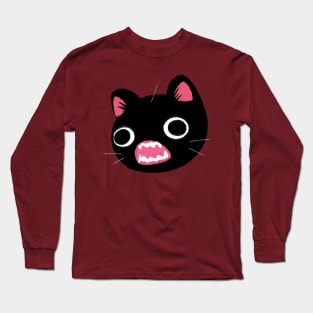 Scream Cat Long Sleeve T-Shirt